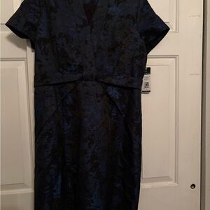 SHAN Midnight Blue Midi Dress